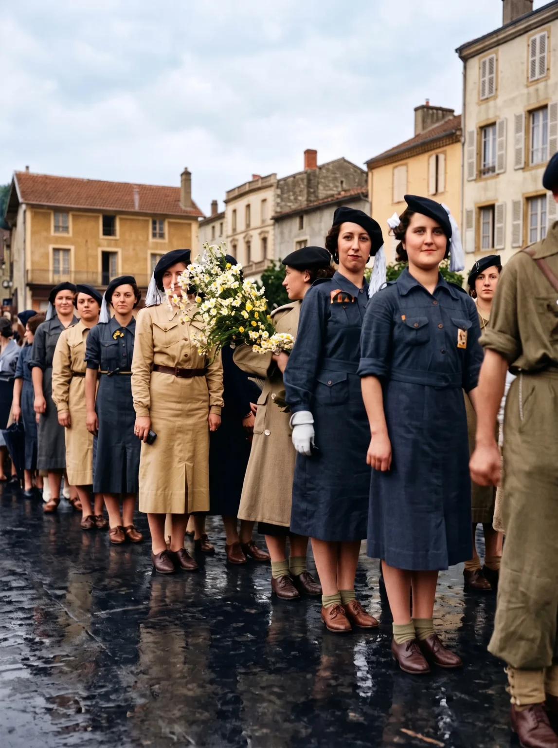 Las Margaritas en Barakaldo durante la Guerra Civil Española en 1937, una imagen histórica vinculada a los viajes de historia, el turismo cultural y las experiencias en destinos de memoria y patrimonio histórico.