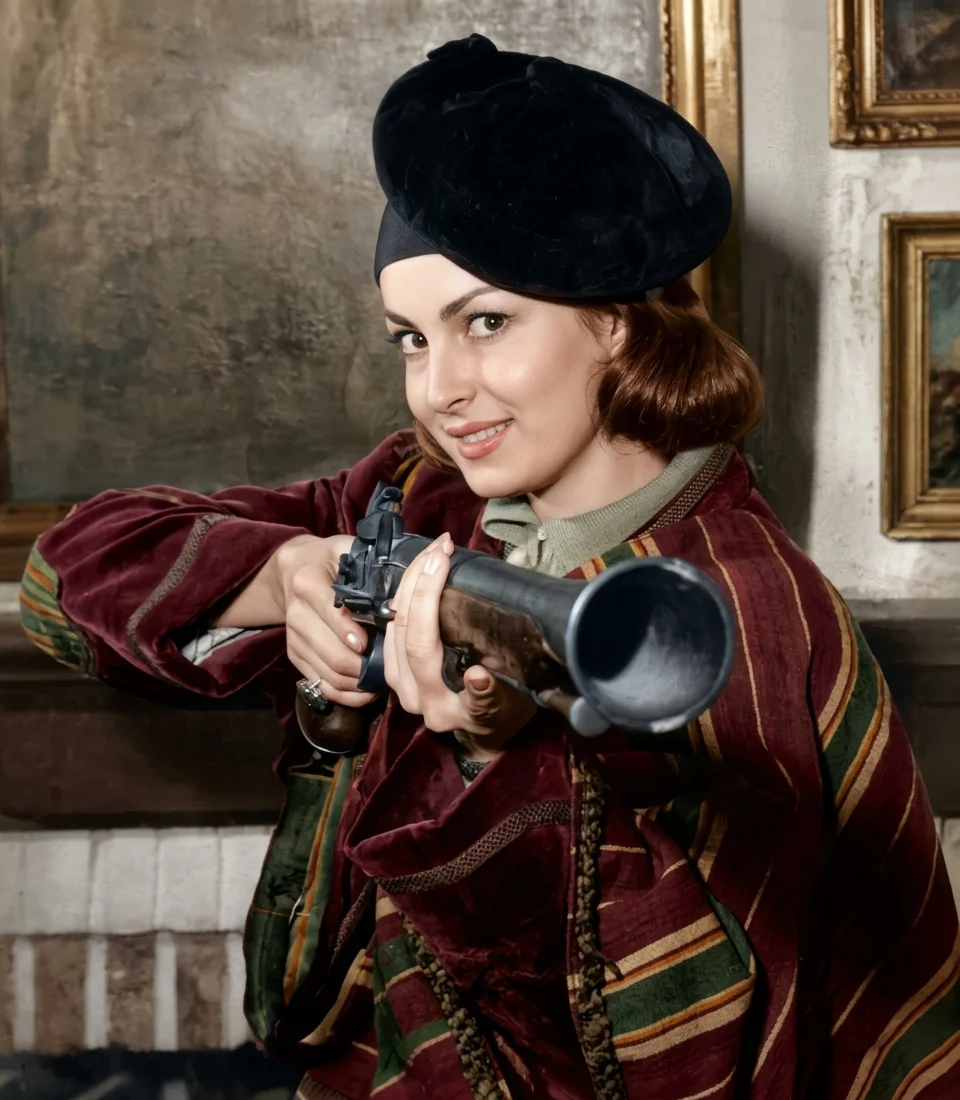 Fotografía de la actriz Iran Eory durante la década de los 60, una de las figuras destacadas del cine y la televisión de la época, en el contexto de la cultura popular y la vida artística de España durante aquellos años.